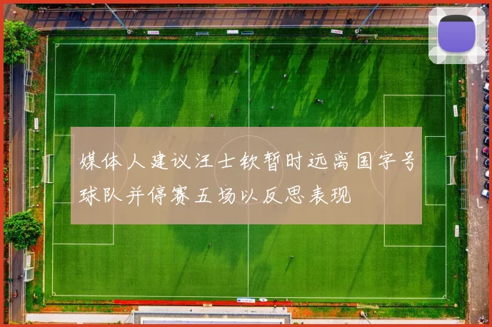 媒体人建议汪士钦暂时远离国字号球队并停赛五场以反思表现