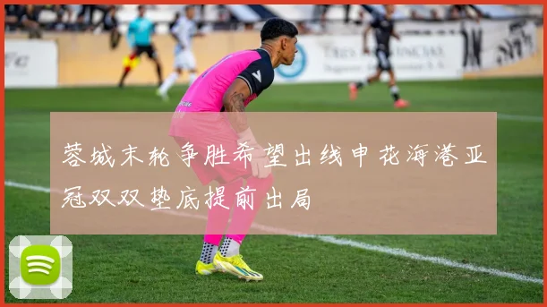 蓉城末轮争胜希望出线申花海港亚冠双双垫底提前出局