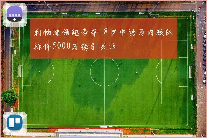 利物浦领跑争夺18岁中场马内狼队标价5000万镑引关注